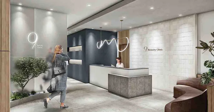 9 Beauty Clinic（ナインビューティークリニック）のクリニック院内風景アイキャッチ画像