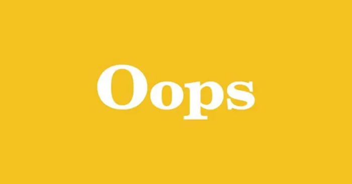 Oops