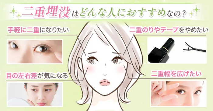 【最新】二重埋没でぱっちり二重に！口コミや上手い先生で評判の大手クリニック12院を徹底比較