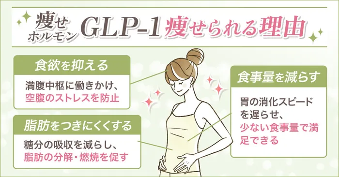 【GLP-1とは】ダイエット効果は高いけど副作用が怖いって本当？おすすめクリニックもランキング形式で発表